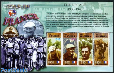 Tour de France 1931-1934 4v m/s