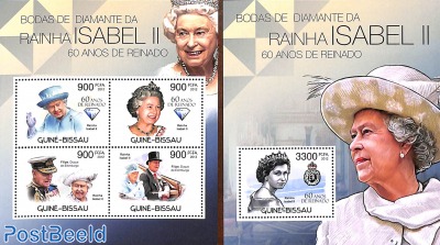 Queen Elizabeth II, diamond jubilee 2 s/s