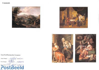 Paintings, original Proofs, attached in Questa proof folder