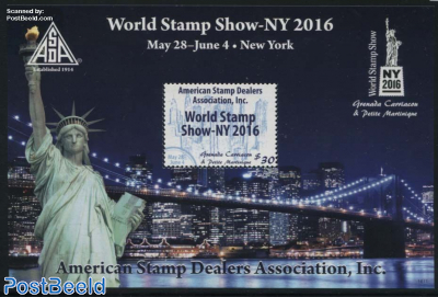 World Stamp Show NY 2016 s/s