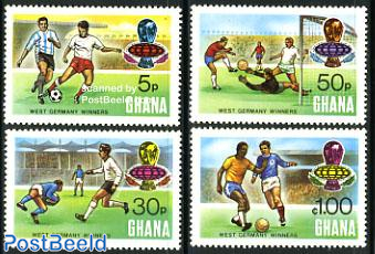World Cup Football winners 4v