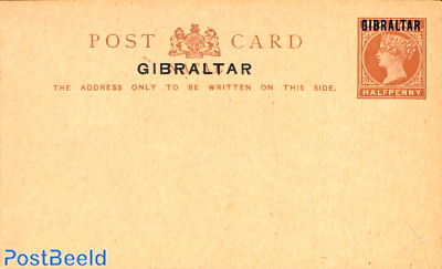 Postcard 1/2p