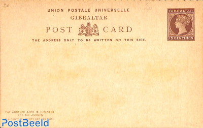 Reply Paid Postcard 15/15c