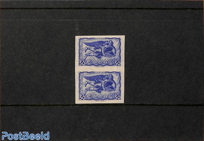 Imperforated pair MNH