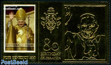 Pope Benedict 1v, gold