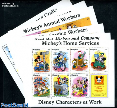 Disney characters as workers 45v (6 m/s)