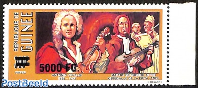 Antonio Vivaldi, overprint