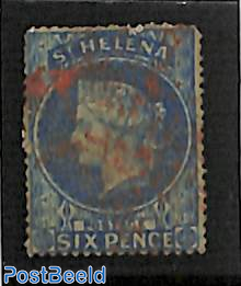 6d, used sharp perfs, damaged on top