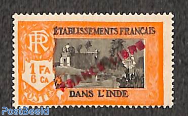 1Fa, 6Ca, FRANCE LIBRE, Stamp out of set