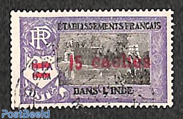 15Ca on 6Fa 6 Ca, Stamp out of set