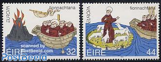 Europa, discoveries 2v, joint issue Foroyar,Icelan