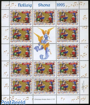 Christmas minisheet (with 13 stamps)