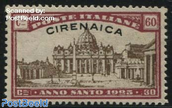 Cirenaica 60c, Stamp out of set