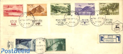 Cover with airmail stamps