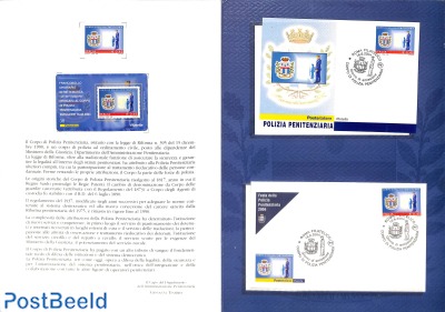 Special folder Police issue with stamps & covers
