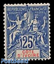 25c, Stamp out of set