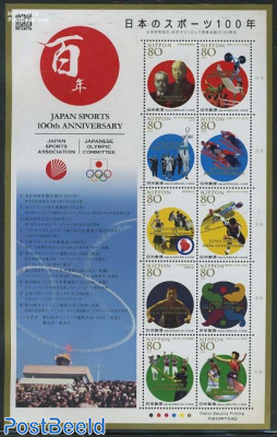 Japan sports 100th anniversary 10v m/s