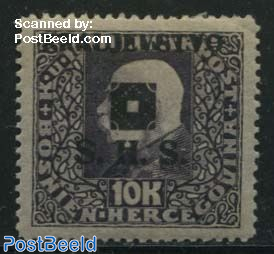 10Kr, Stamp out of set