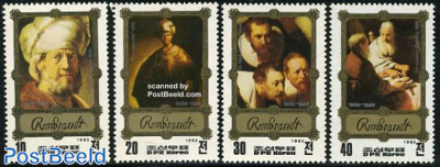 Rembrandt paintings 4v