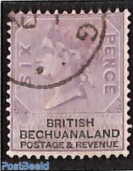 6d, Stamp out of set