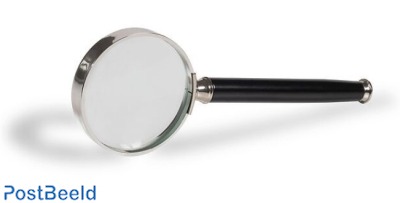 Hand held magnifier, crystal lens, 3x magnification