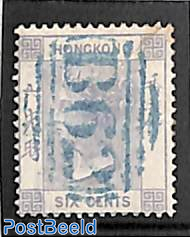 6c, WM Crown-CC, Stamp out of set