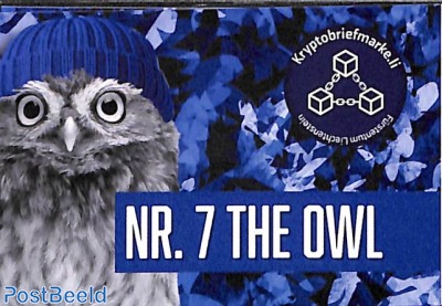 Crypto stamp No. 7, Owl