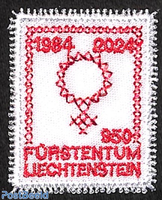40 years voting rights for Women 1v (textile stamp)