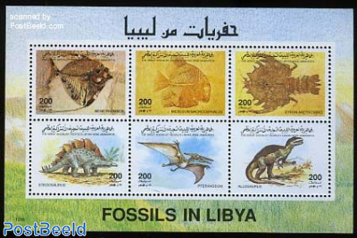 Fossiles/preh. animals 6v m/s