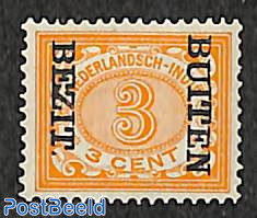 3c, BEZIT BUITEN, Stamp out of set