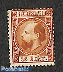 15c, Type II, perf. 13.5, Stamp out of set