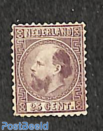 25c, Type I, perf. 12.75:11.75, Stamp out of set