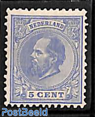 5c Blue, perf. 12.5:12, Stamp out of set