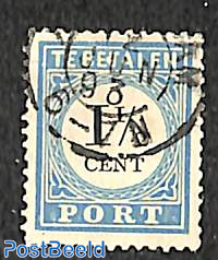 1.5c, Postage due, Perf. 12.5, Type III, point between E and T