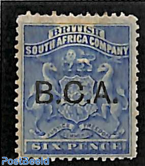 BCA, 6d, Stamp out of set
