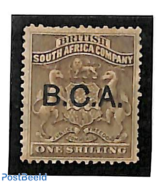 BCA, 1sh, Stamp out of set