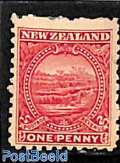 1d, WM NZ-outlined, Stamp out of set