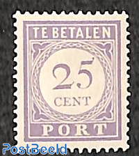 25c, Postage due, perf. 12.5, Stamp out of set