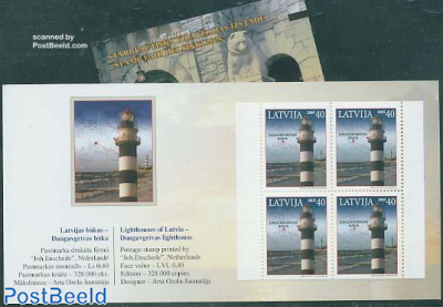 Daugavgrivas Baka lighthouse booklet