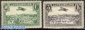 Airmail definitives 2v