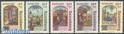 Caritas, miniatures 5v
