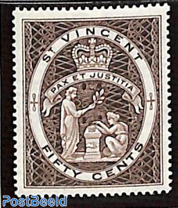 50c, Perf. 14, Stamp out of set