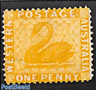 1p, Perf. 14, Stamp out of set