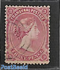Transvaal, 3d, stamp out of set