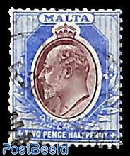 2.5p, WM CA-Crown, Stamp out of set