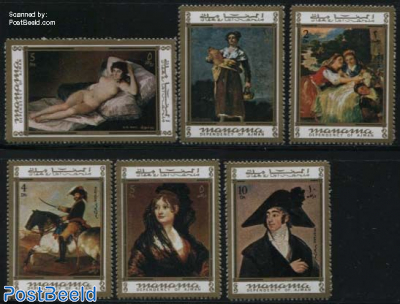 Goya paintings 6v