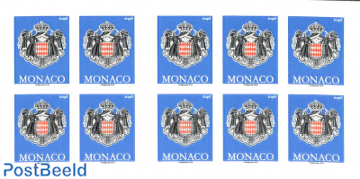 Coat of arms foil booklet with year 2019