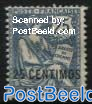 French Post, 25c, Stamp out of set