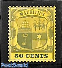 50c, WM Crown-CA, Stamp out of set