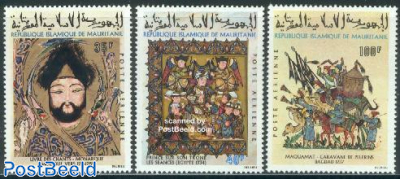 Islamic miniatures 3v